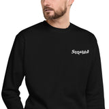 Sequish-i-a Embroidered Crew Neck Sweatshirt